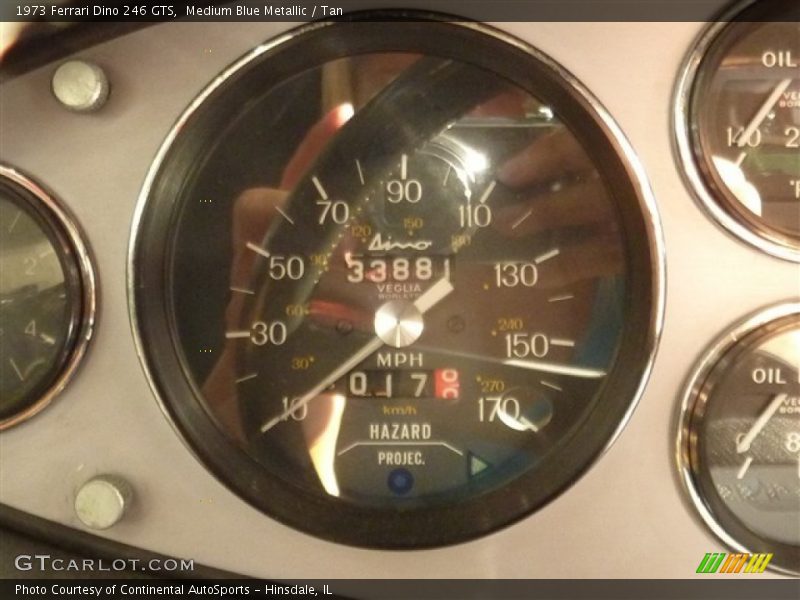  1973 Dino 246 GTS 246 GTS Gauges
