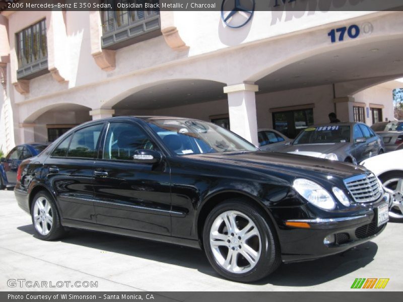 Obsidian Black Metallic / Charcoal 2006 Mercedes-Benz E 350 Sedan