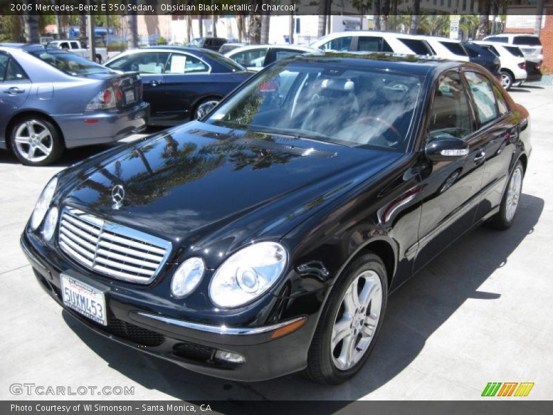 Obsidian Black Metallic / Charcoal 2006 Mercedes-Benz E 350 Sedan