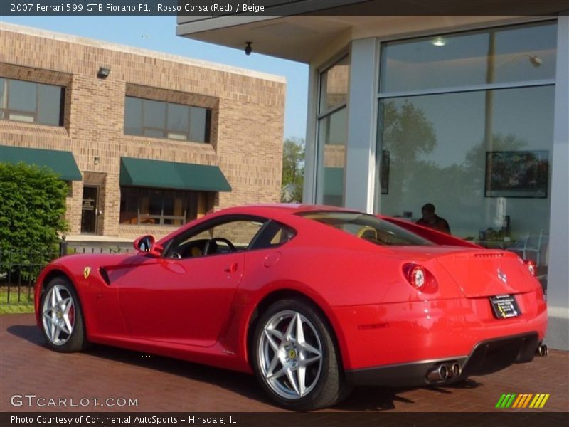 Rosso Corsa (Red) / Beige 2007 Ferrari 599 GTB Fiorano F1