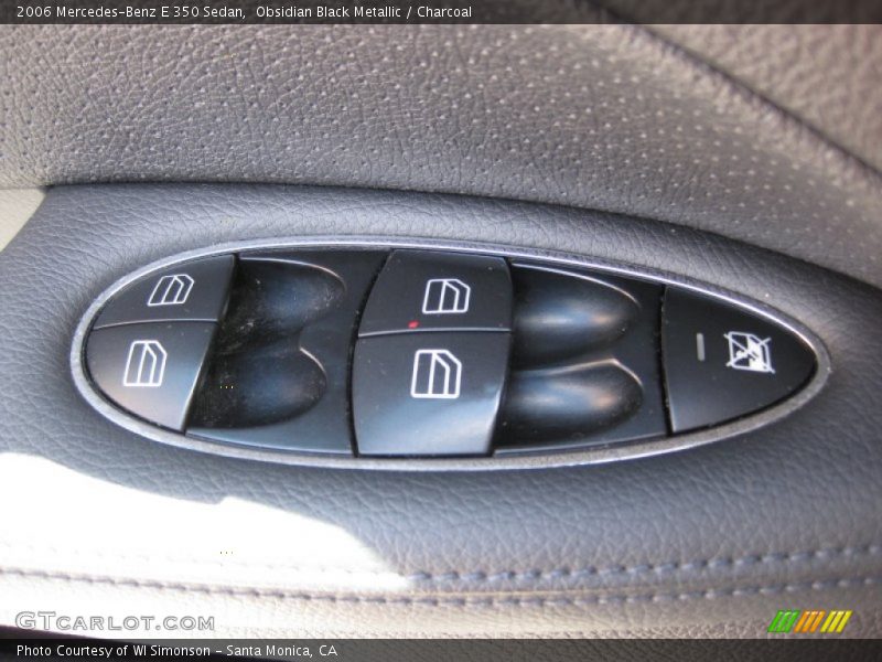 Obsidian Black Metallic / Charcoal 2006 Mercedes-Benz E 350 Sedan