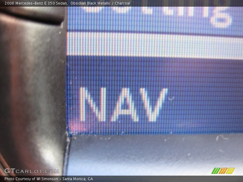 Obsidian Black Metallic / Charcoal 2006 Mercedes-Benz E 350 Sedan