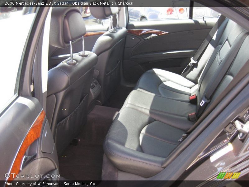 Obsidian Black Metallic / Charcoal 2006 Mercedes-Benz E 350 Sedan