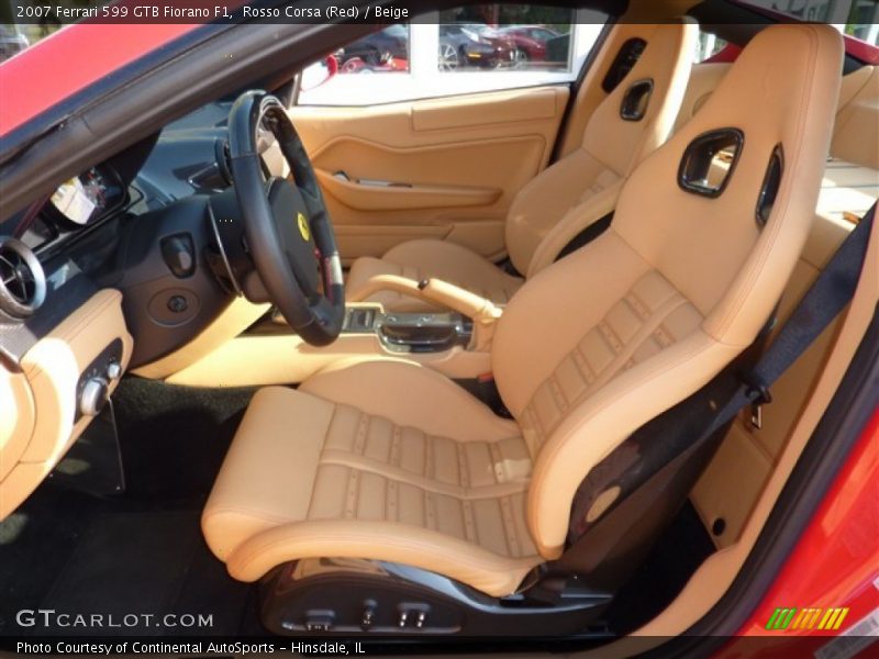 Rosso Corsa (Red) / Beige 2007 Ferrari 599 GTB Fiorano F1
