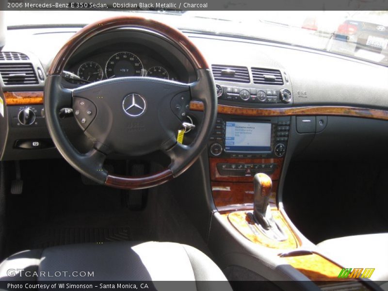 Obsidian Black Metallic / Charcoal 2006 Mercedes-Benz E 350 Sedan