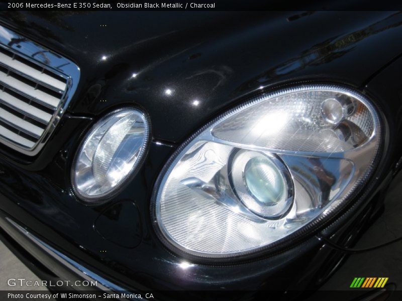 Obsidian Black Metallic / Charcoal 2006 Mercedes-Benz E 350 Sedan