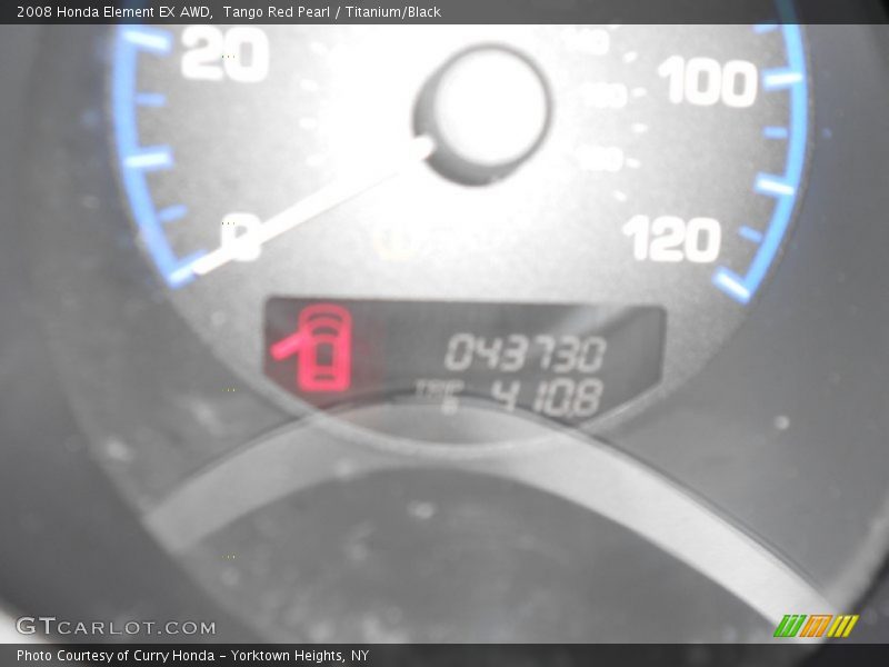 Tango Red Pearl / Titanium/Black 2008 Honda Element EX AWD