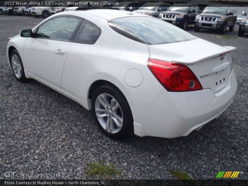 Winter Frost White / Charcoal 2012 Nissan Altima 2.5 S Coupe