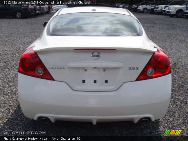 Winter Frost White / Charcoal 2012 Nissan Altima 2.5 S Coupe