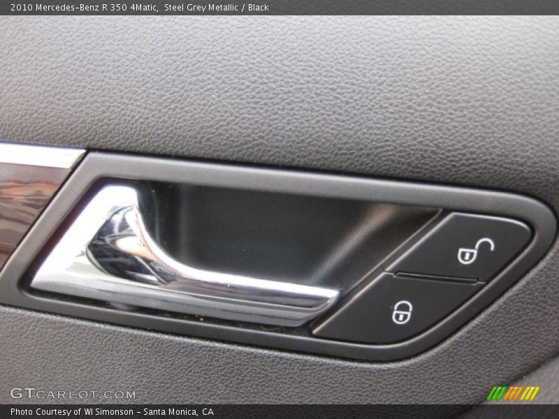 Steel Grey Metallic / Black 2010 Mercedes-Benz R 350 4Matic
