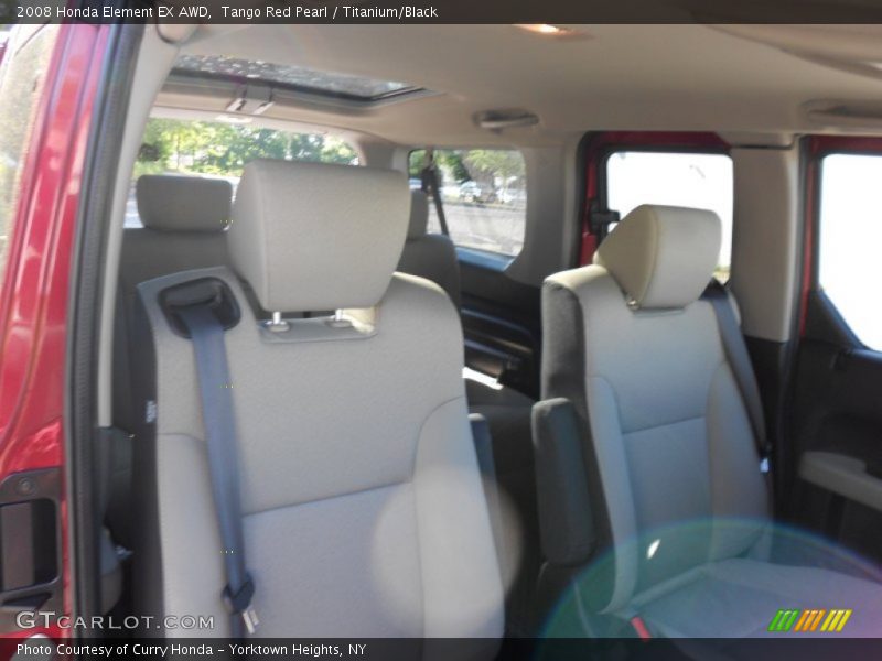 Tango Red Pearl / Titanium/Black 2008 Honda Element EX AWD