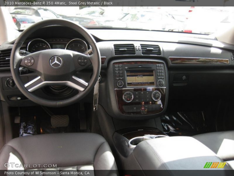 Steel Grey Metallic / Black 2010 Mercedes-Benz R 350 4Matic
