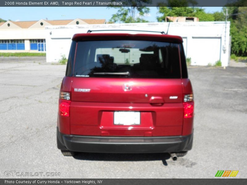 Tango Red Pearl / Titanium/Black 2008 Honda Element EX AWD
