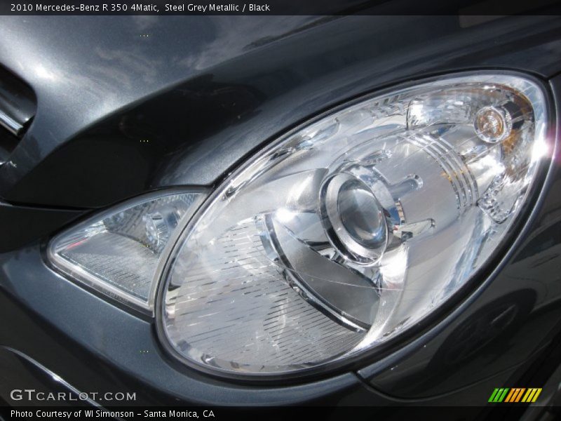 Steel Grey Metallic / Black 2010 Mercedes-Benz R 350 4Matic