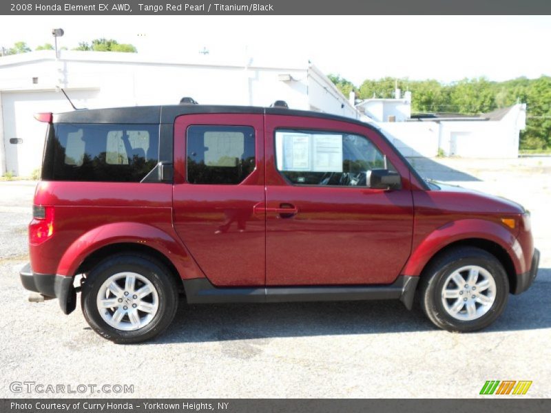 Tango Red Pearl / Titanium/Black 2008 Honda Element EX AWD