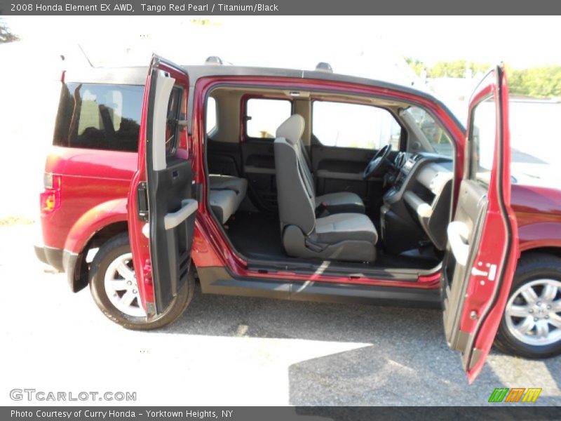 Tango Red Pearl / Titanium/Black 2008 Honda Element EX AWD