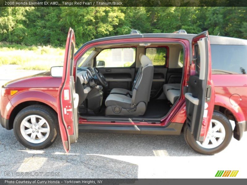 Tango Red Pearl / Titanium/Black 2008 Honda Element EX AWD