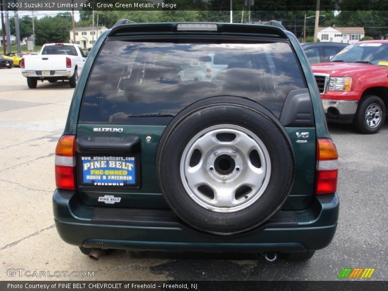 Grove Green Metallic / Beige 2003 Suzuki XL7 Limited 4x4