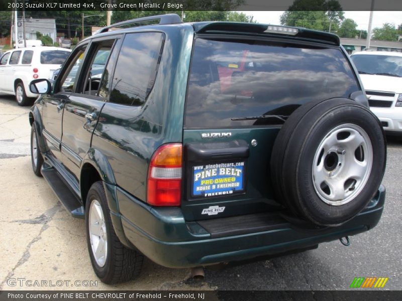 Grove Green Metallic / Beige 2003 Suzuki XL7 Limited 4x4