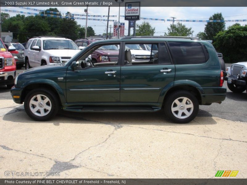 Grove Green Metallic / Beige 2003 Suzuki XL7 Limited 4x4