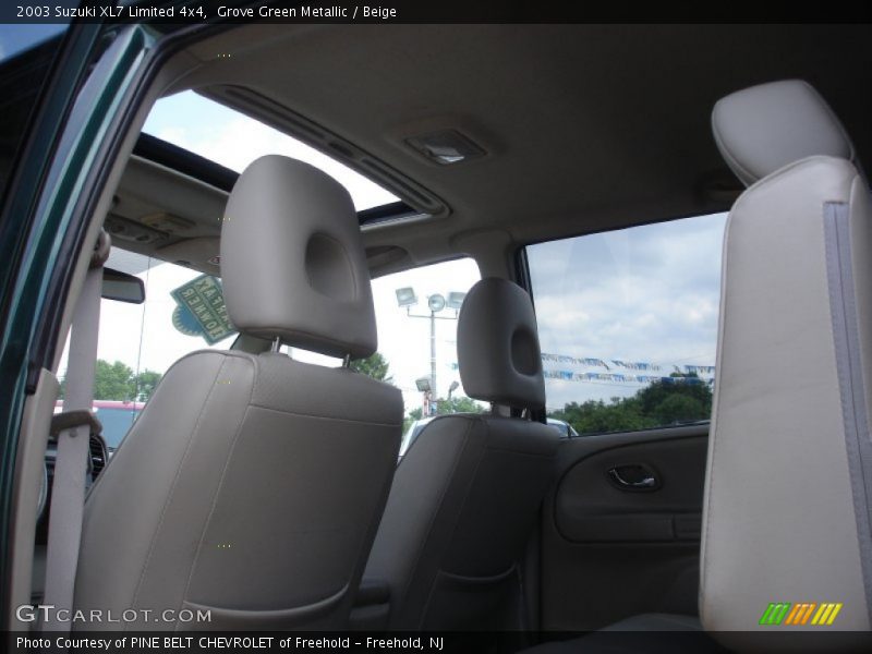 Grove Green Metallic / Beige 2003 Suzuki XL7 Limited 4x4