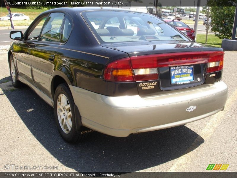 Black Granite Pearlcoat / Black 2001 Subaru Outback Limited Sedan