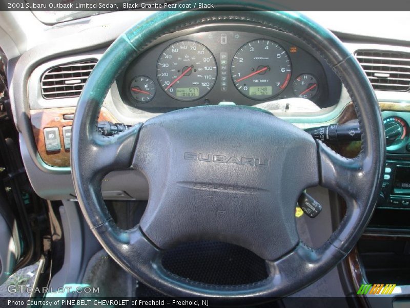 Black Granite Pearlcoat / Black 2001 Subaru Outback Limited Sedan