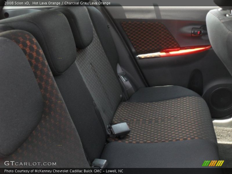 Hot Lava Orange / Charcoal Gray/Lava Orange 2008 Scion xD