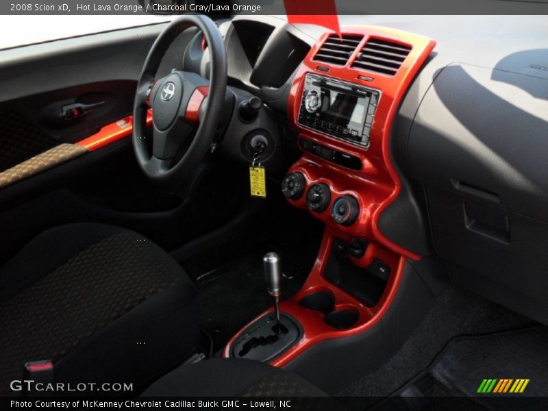 Hot Lava Orange / Charcoal Gray/Lava Orange 2008 Scion xD