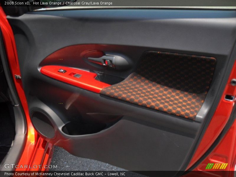 Hot Lava Orange / Charcoal Gray/Lava Orange 2008 Scion xD