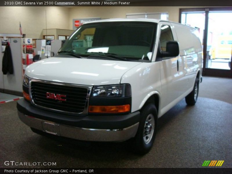 Summit White / Medium Pewter 2010 GMC Savana Van 2500 Commercial