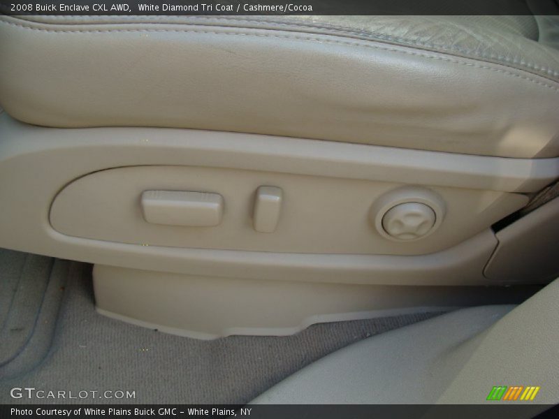 White Diamond Tri Coat / Cashmere/Cocoa 2008 Buick Enclave CXL AWD