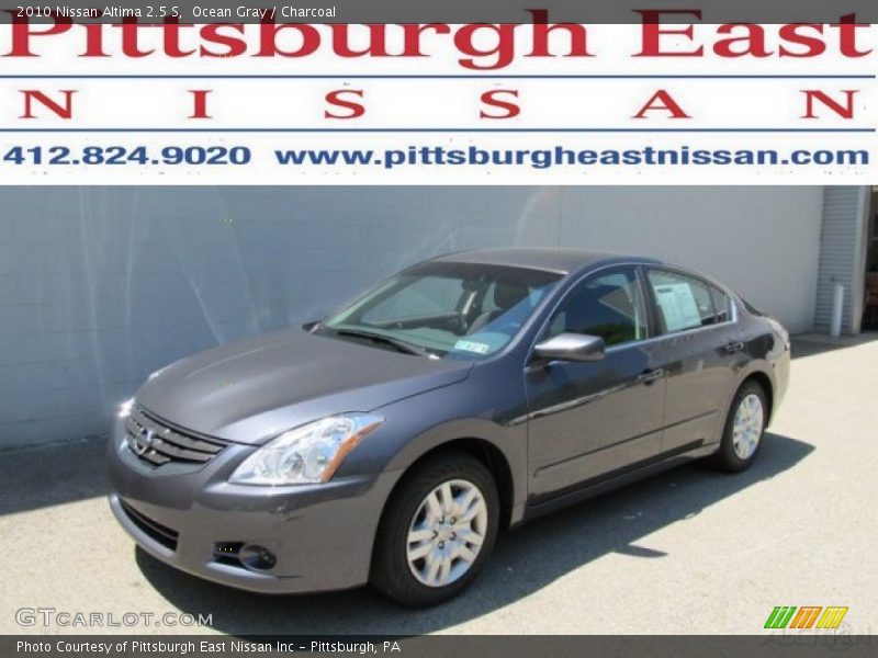 Ocean Gray / Charcoal 2010 Nissan Altima 2.5 S