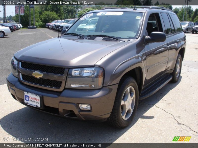 Desert Brown Metallic / Ebony 2008 Chevrolet TrailBlazer LT