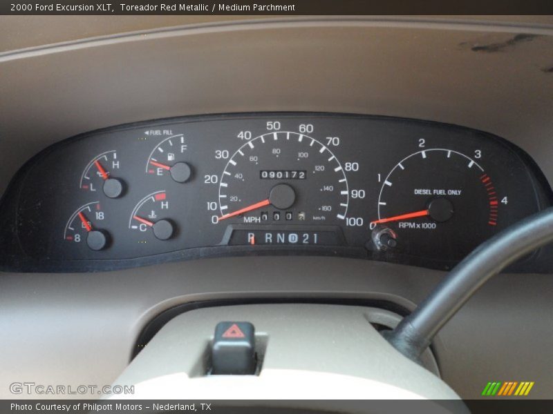  2000 Excursion XLT XLT Gauges