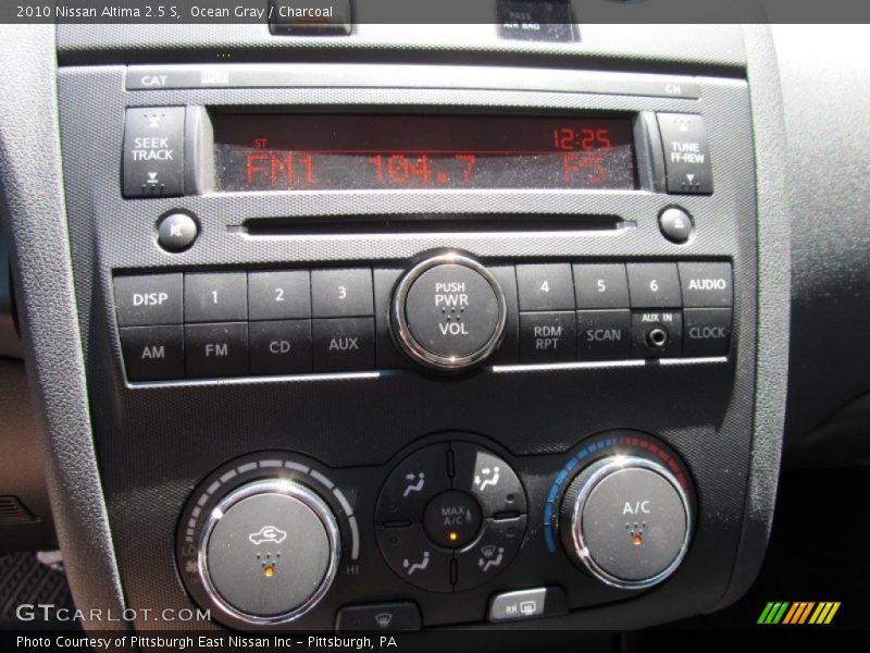 Ocean Gray / Charcoal 2010 Nissan Altima 2.5 S