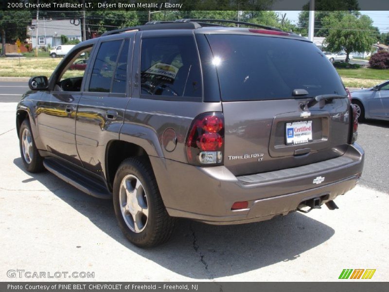 Desert Brown Metallic / Ebony 2008 Chevrolet TrailBlazer LT