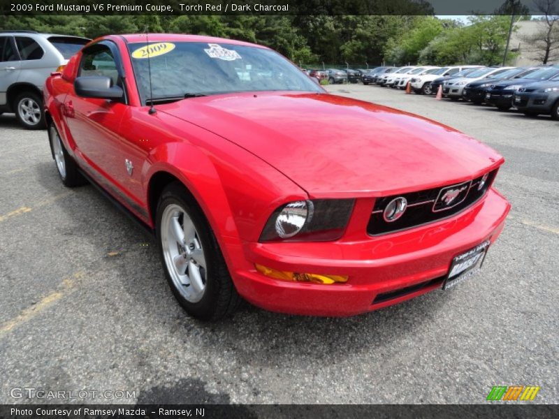 Torch Red / Dark Charcoal 2009 Ford Mustang V6 Premium Coupe