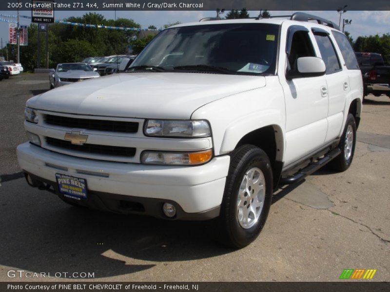 Summit White / Gray/Dark Charcoal 2005 Chevrolet Tahoe Z71 4x4
