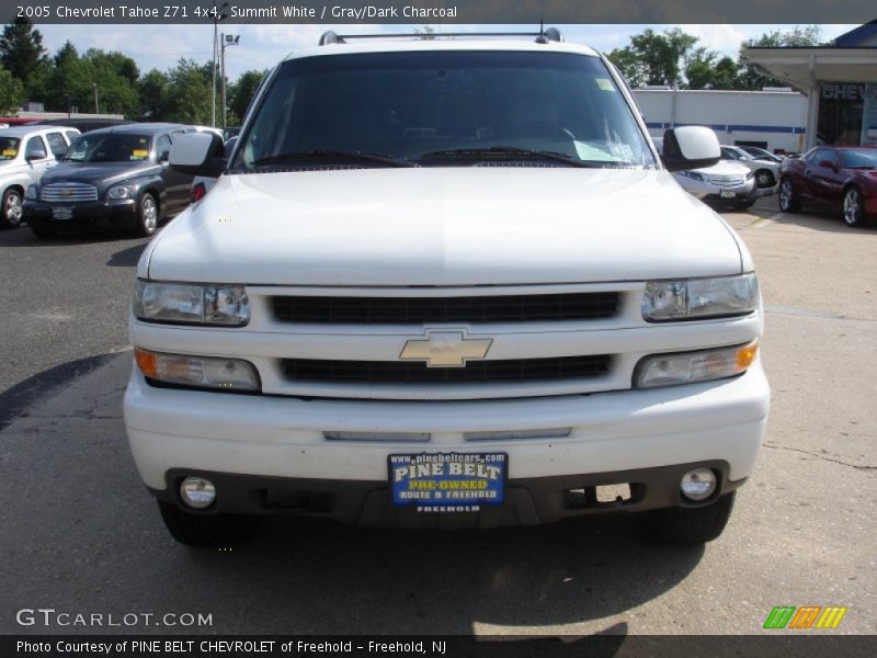 Summit White / Gray/Dark Charcoal 2005 Chevrolet Tahoe Z71 4x4
