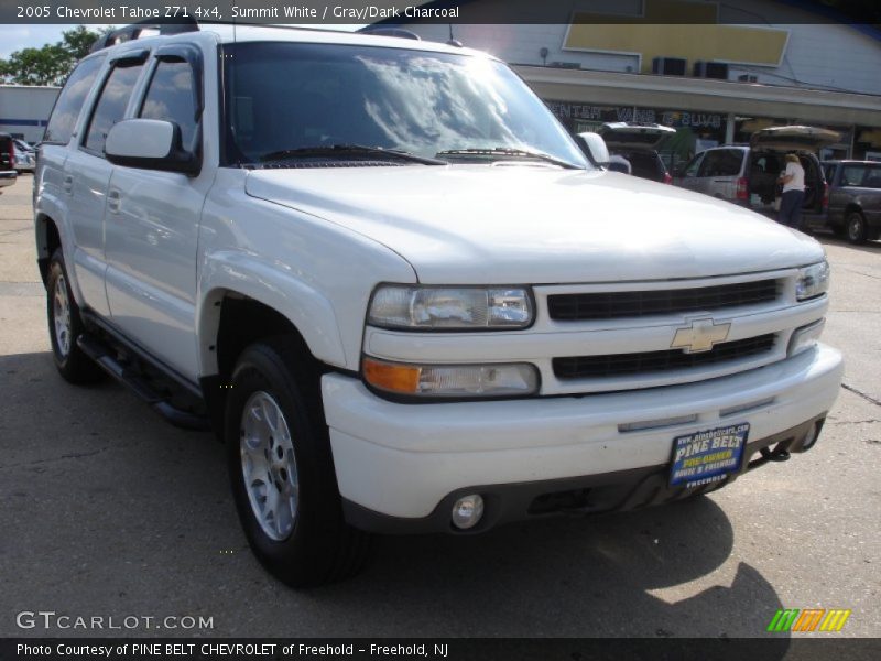 Summit White / Gray/Dark Charcoal 2005 Chevrolet Tahoe Z71 4x4