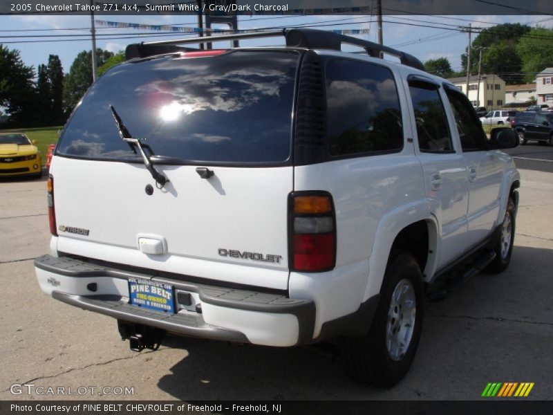 Summit White / Gray/Dark Charcoal 2005 Chevrolet Tahoe Z71 4x4