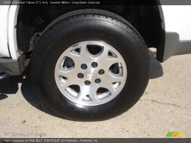 Summit White / Gray/Dark Charcoal 2005 Chevrolet Tahoe Z71 4x4