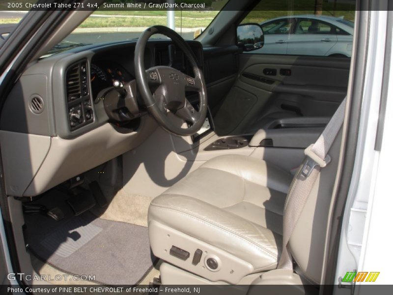 Summit White / Gray/Dark Charcoal 2005 Chevrolet Tahoe Z71 4x4