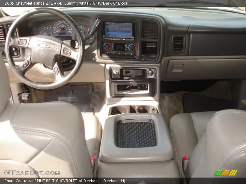 Summit White / Gray/Dark Charcoal 2005 Chevrolet Tahoe Z71 4x4