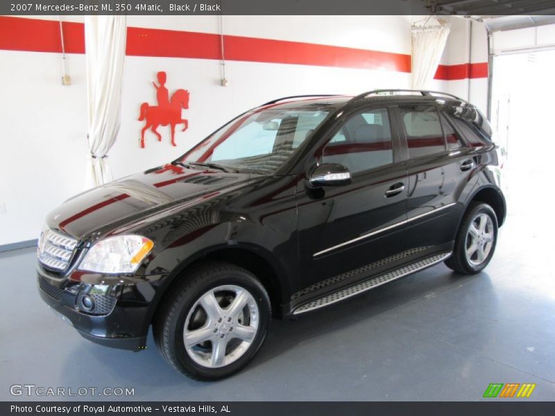 Black / Black 2007 Mercedes-Benz ML 350 4Matic
