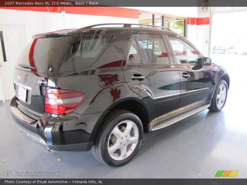Black / Black 2007 Mercedes-Benz ML 350 4Matic
