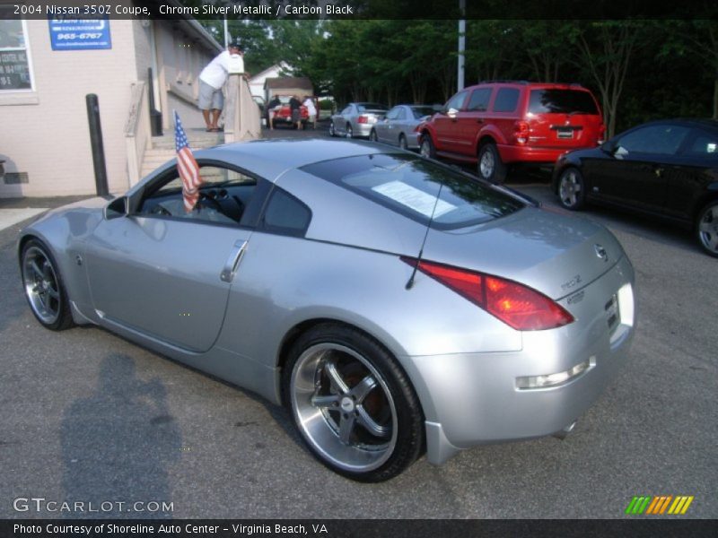 Chrome Silver Metallic / Carbon Black 2004 Nissan 350Z Coupe