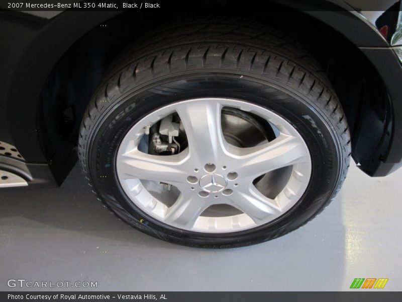 Black / Black 2007 Mercedes-Benz ML 350 4Matic