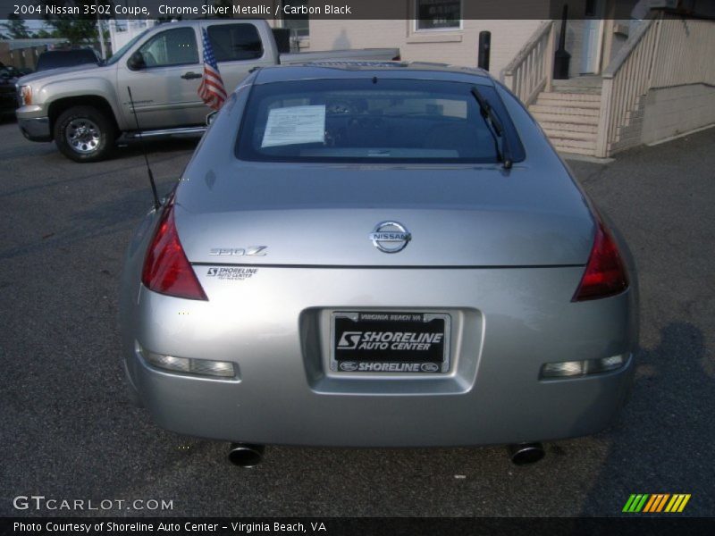 Chrome Silver Metallic / Carbon Black 2004 Nissan 350Z Coupe